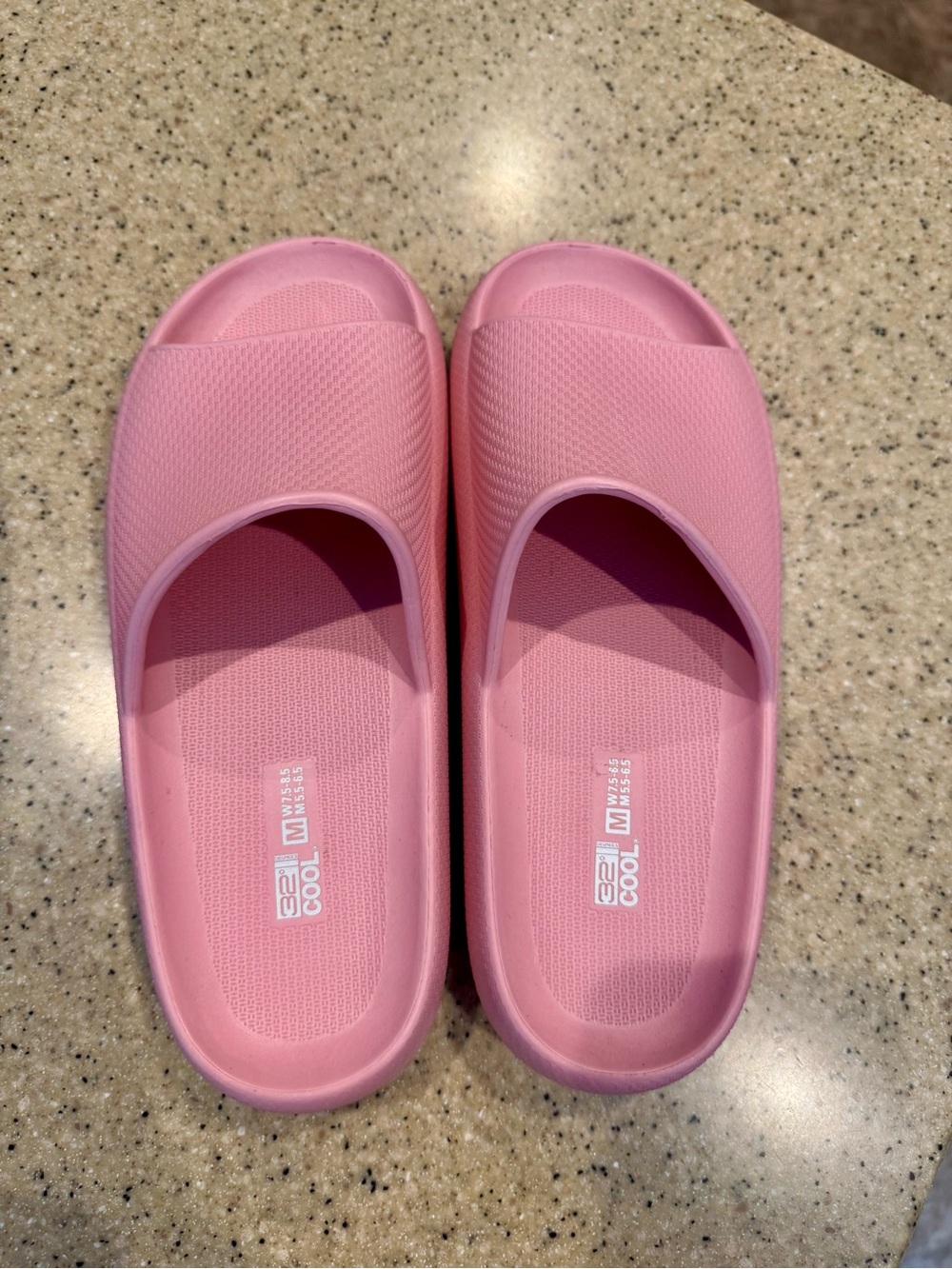 32° Degrees Pink Slip-On Slide Sandals